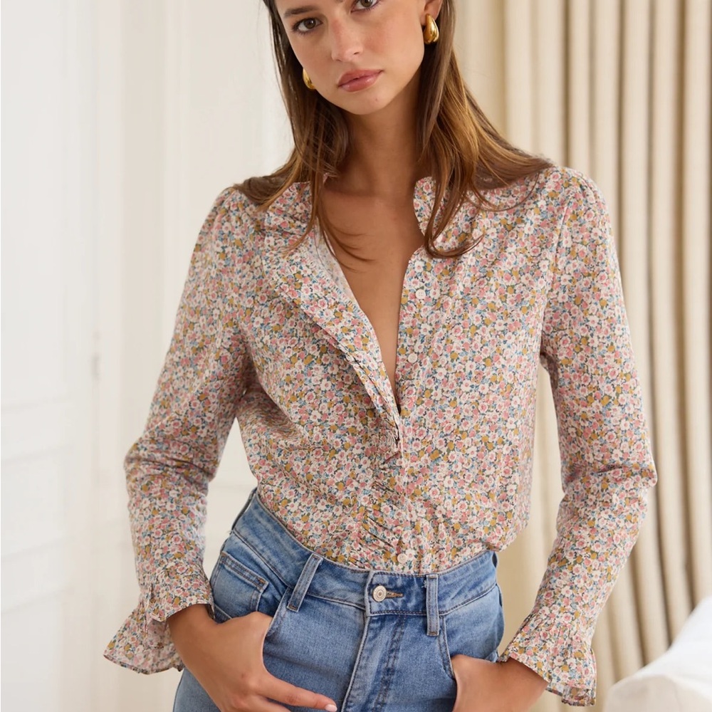 Parisian Floral Blouse